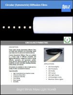 Circular Diffusion Film Data sheet
