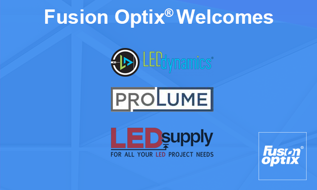 Fusion Optix Announces Acquisition of Three Leading Lighting Brands