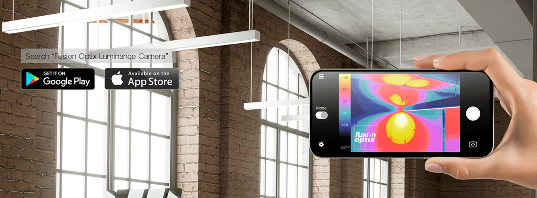 Fusion Optix BrightMinds® Luminance Camera App