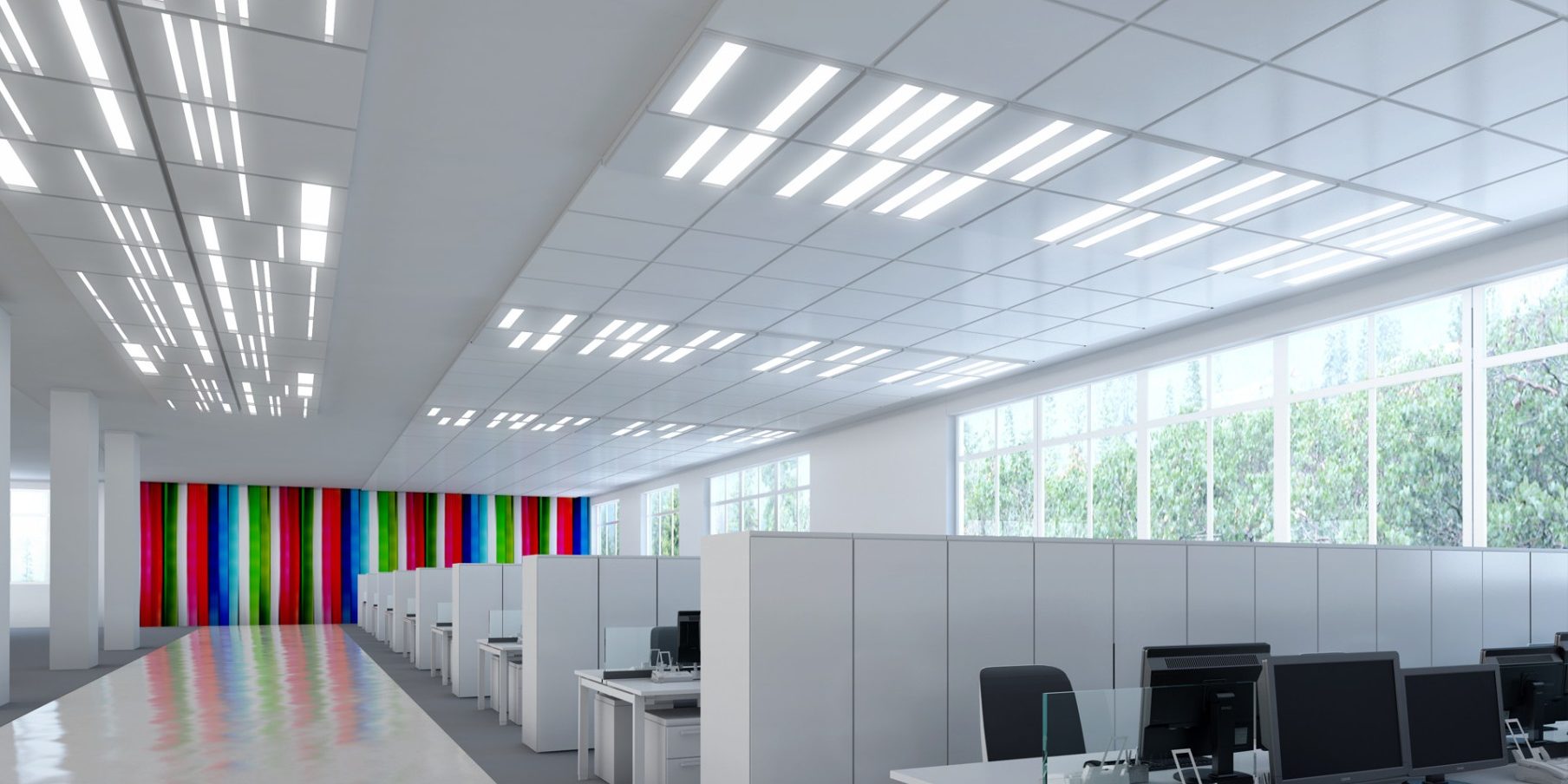 Fusion Optix LED panels for office lighting